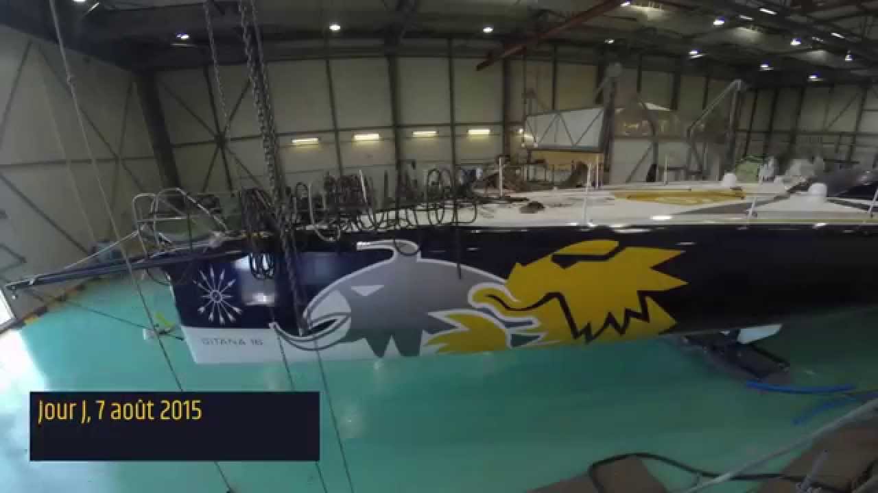 Vidéo Time Lapse : construction du nouveau Mono60 Gitana