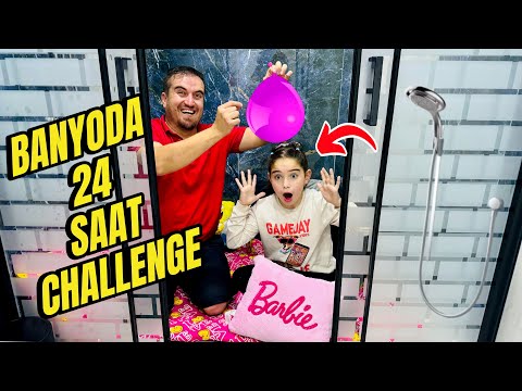 ELİF SİNEM BANYODA KİLİTLİ 24 SAAT CHALLENGE !! KİM KAZANDI ??