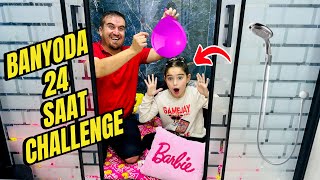 ELİF SİNEM BANYODA KİLİTLİ 24 SAAT CHALLENGE !! KİM KAZANDI ??