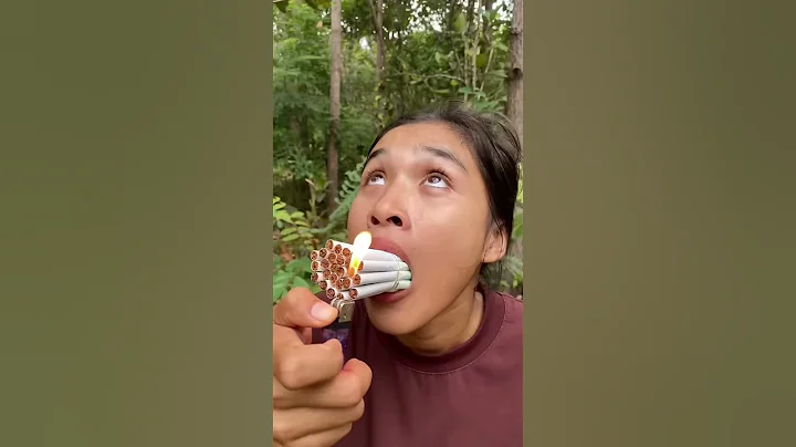 Stop Smoking and save your baby - Don't Smoke #funny #shorts #survival #shorts video #smoke #camping