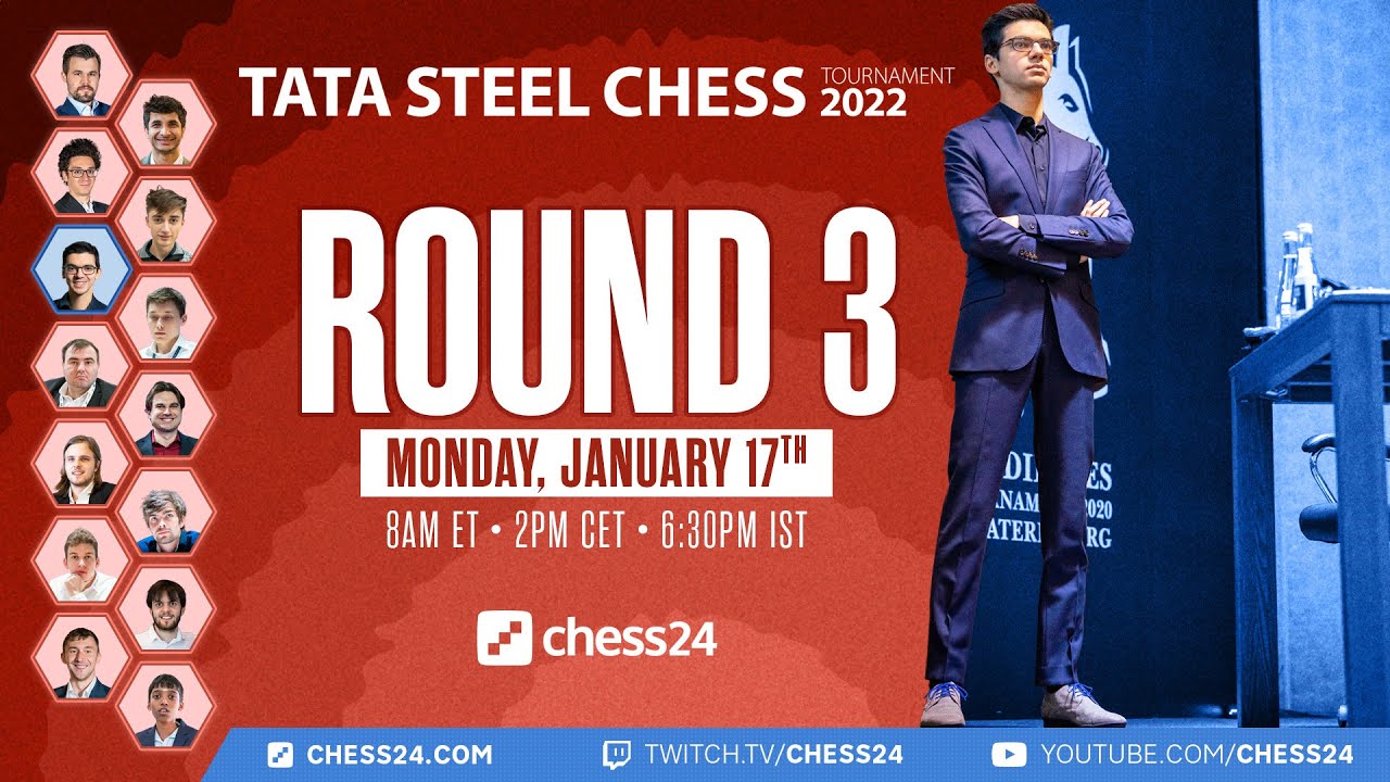 Tata Steel Chess 2023 – Day 3 live – Chessdom
