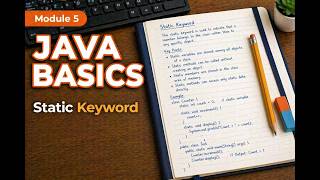 Java Static Keyword Explained | Static Variables, Methods & JVM Memory (Beginner to Advanced)