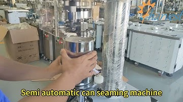 Semi Auto Can Sealer Machine, Manual Can Seamer Machine