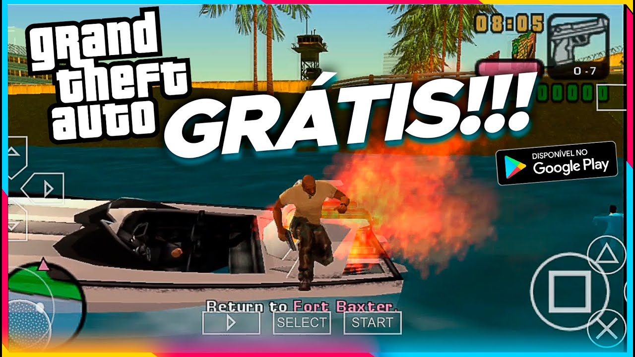 GTA V Para CELULAR ANDROID NA PLAY STORE - Como Baixar Gta 5 no Celular 