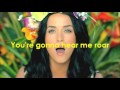 Roar / Katy Perry - Lyric Video - HD 1080p