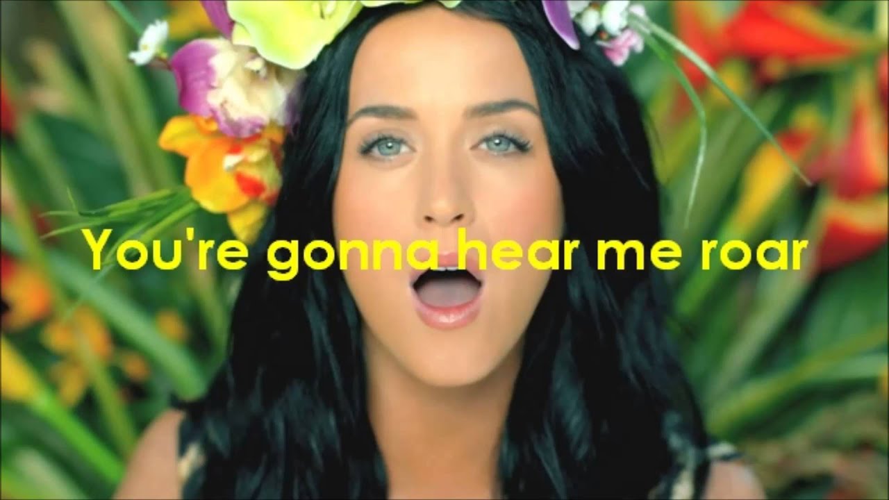 Roar / Katy Perry - Lyric Video - HD 1080p 