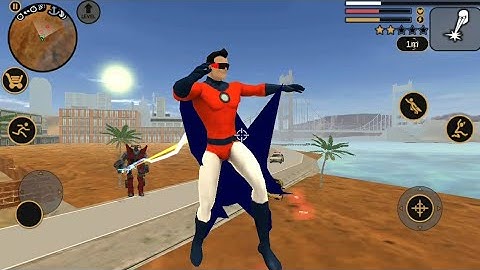 Vegas Crime Simulator | Naxeex Superhero vs Robot vs Robot Ship Blast | Android Gameplay