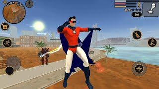 Vegas Crime Simulator | Naxeex Superhero vs Robot vs Robot Ship Blast | Android Gameplay screenshot 5