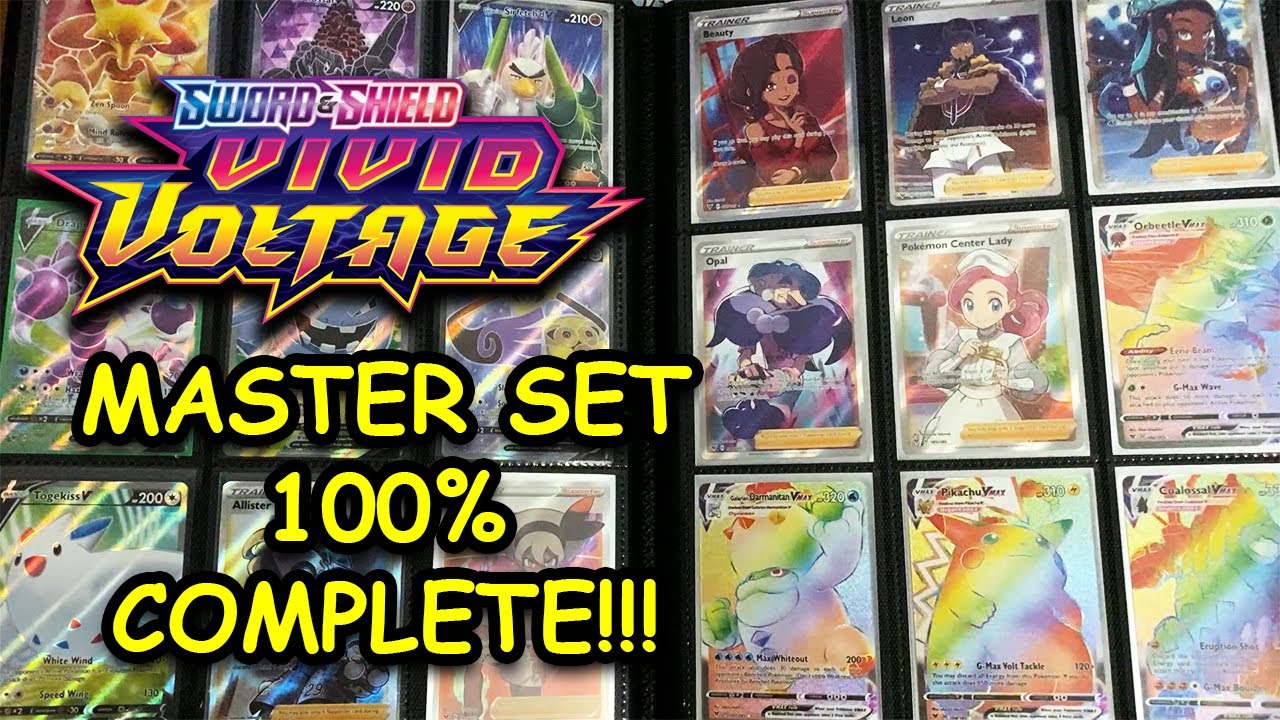 VIVID VOLTAGE MASTER SET 100% COMPLETE!!!