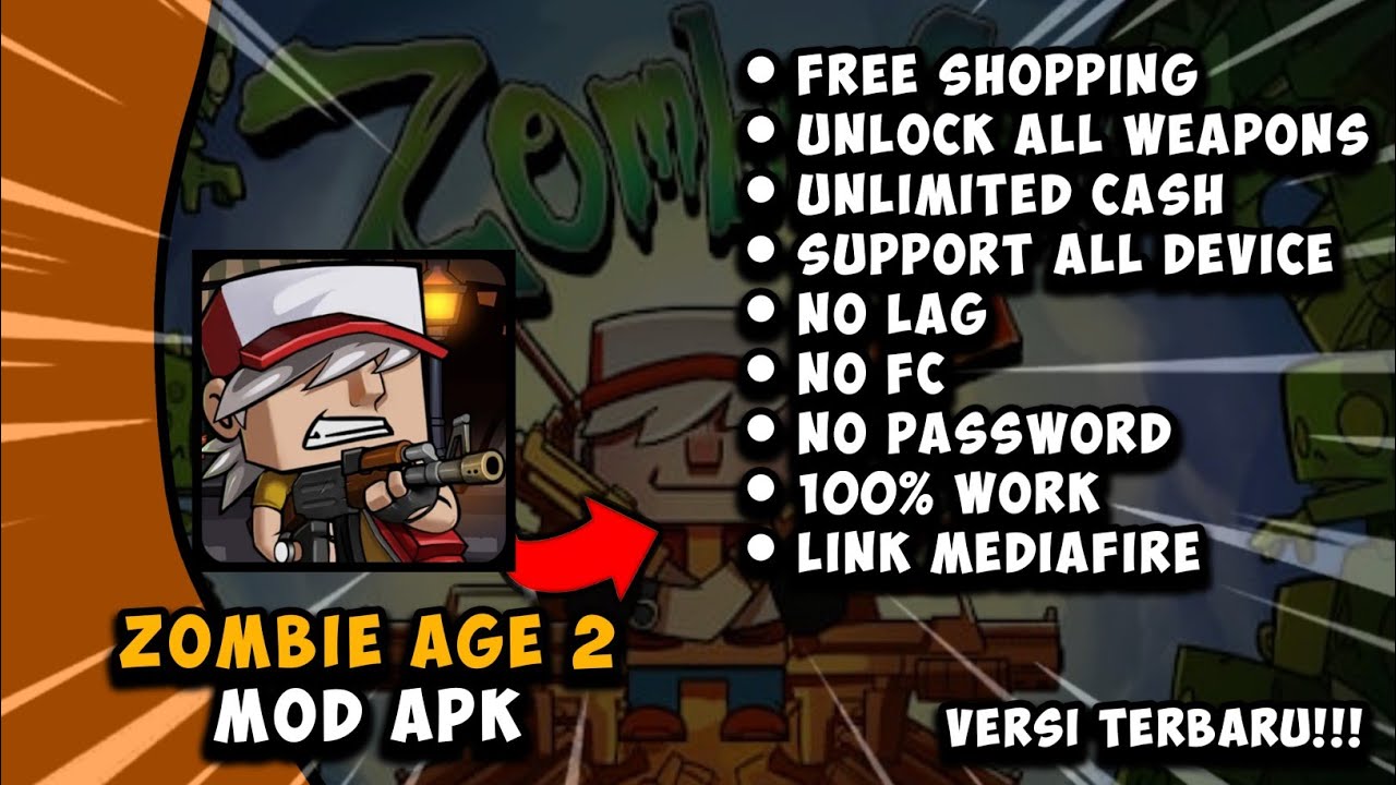 ZOMBIE AGE 2 MOD APK [ NO PW ] VERSI