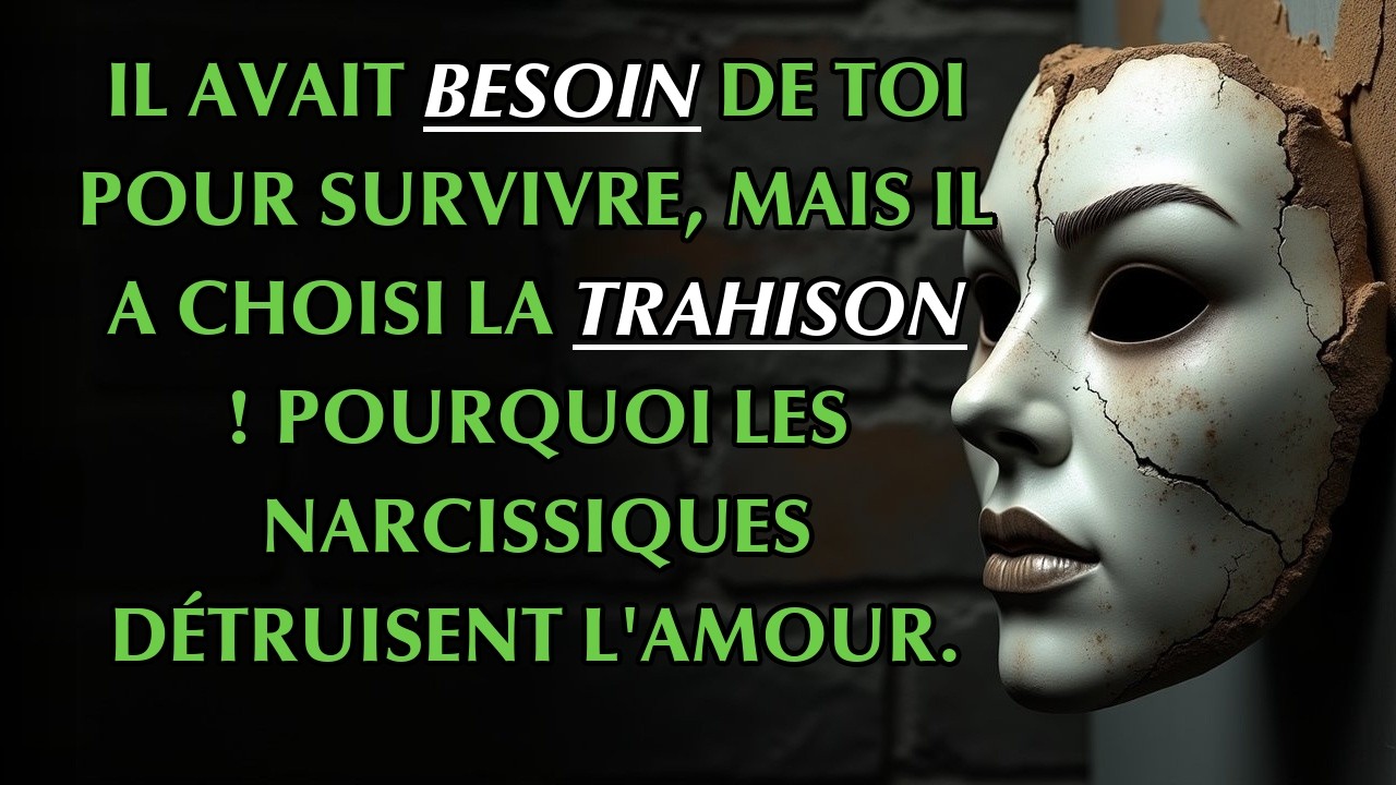 Il t'avait, toi qui l'aurais sauvé, mais le narcissique a choisi de trahir | Narcissisme