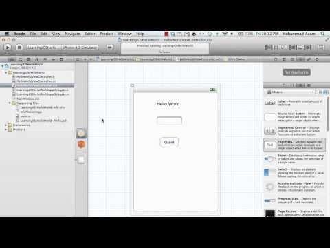 Learning iOS Development Part 5 (IBOutlet and IBAction)