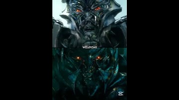 Megatron Rotf Base Vs Galvatron Aoe #transformers #shorts #editz