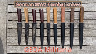 German WW2 Combat Knives