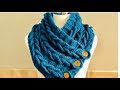 شال كروشيه 2020شرح  شال سكارف كروشيه ضفائر تعليم كروشيه  scarf crochet tutorial for beginners
