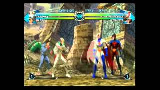 Tatsunoko vs Capcom Ultimate All Stars Gameplay Video 14(Neo Human Casshan & Burning Batsu)