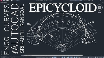 L07 Epicycloid Class Recording |  Concept & 120° problem | Engineering Graphics with AutoCAD