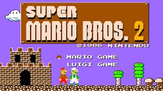 Super Mario Bros 2: The Lost Levels - Full Game Walkthrough (NES)