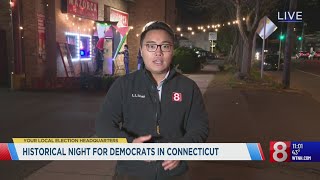 Historical night for Democrats in Connecticut