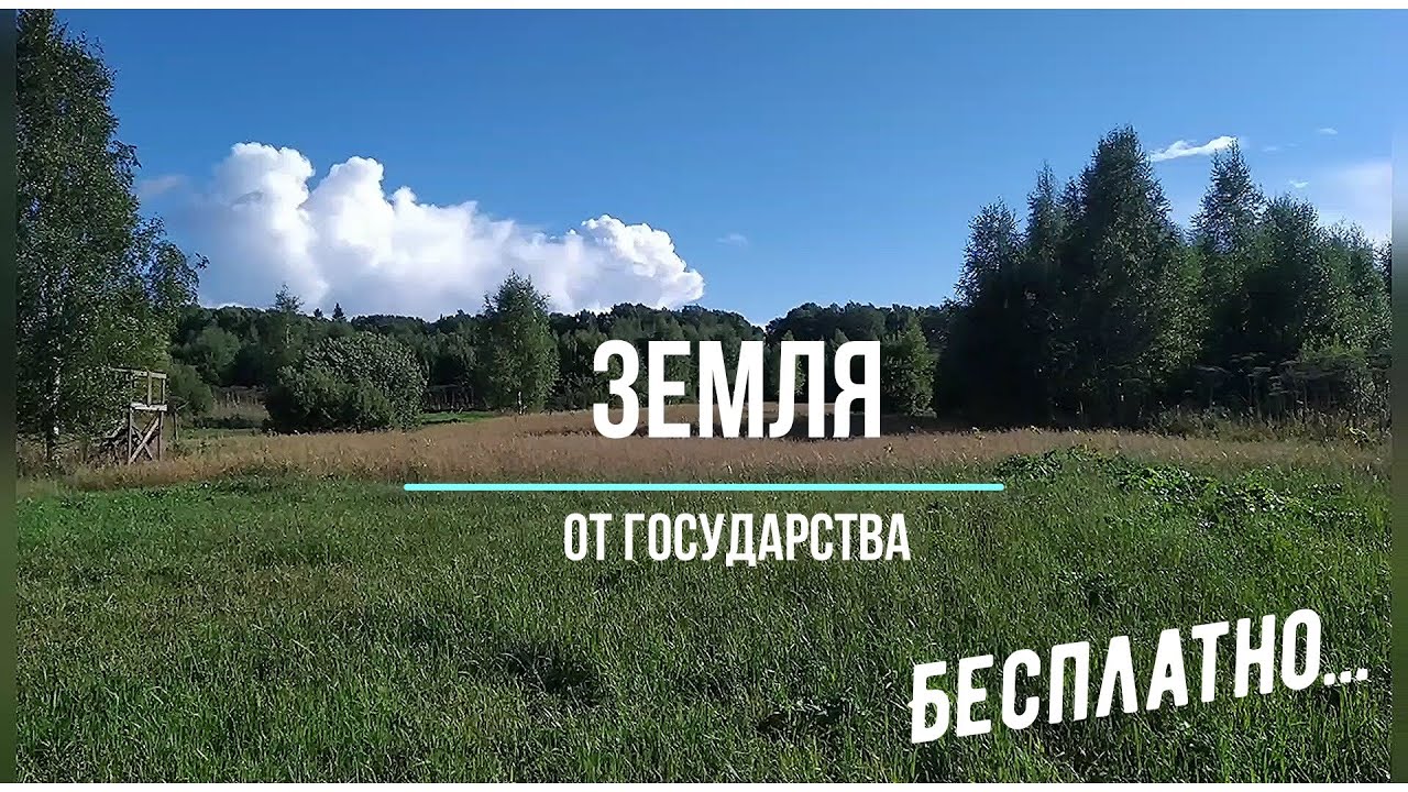 Взяли землю у Государства БЕСПЛАТНО! #Большаяземля! - YouTube