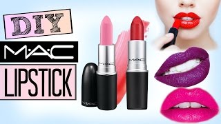 DIY Mac Lipstick out of CRAYONS!! Easy and Inexpensive