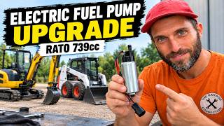 RATO 739cc ELECTRIC FUEL PUMP: Chinese Mini Excavator and Skid Steer