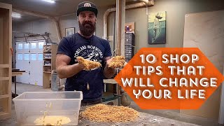 10 woodworking tips and tricks for beginners. These will change your life!.....or make you lose it.