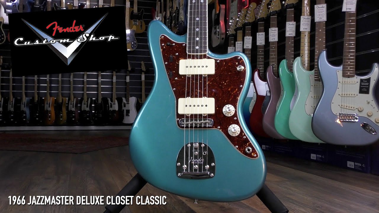 Fender Custom Shop 1966 Jazzmaster Deluxe Closet Classic in Aged