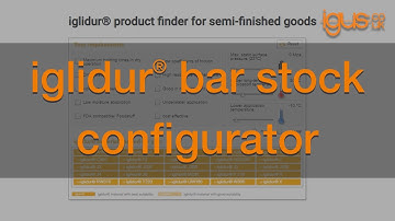 Bar Stock   Configurator | igus®