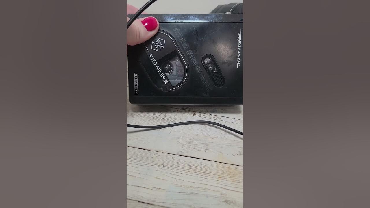 Realistic SCP27 Cassette Player AM/FM Radio Stereo Mate NO SOUND Spin