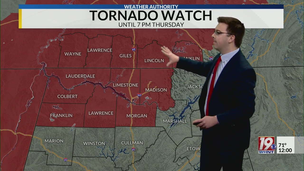 Tornado Watch Issued for Most North Alabama | Feb. 16, 2023 | News 19 ...