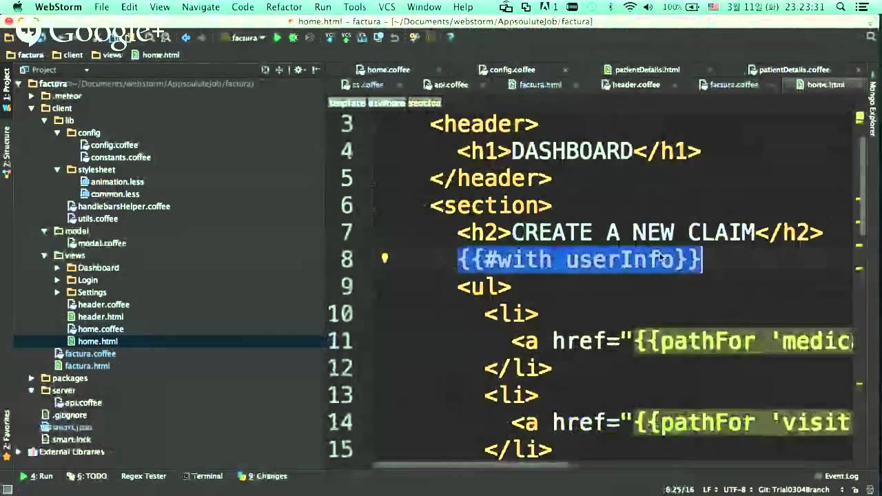 Coding Meteor Meteor Code Review - Project Factura - YouTube