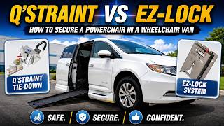 Q’Straint vs EZ-Lock: How To Secure a Powerchair in a Wheelchair Van