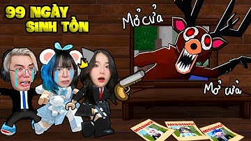 SAMMY VÀ MÈO SIMMY PHONG CẬN SINH TỒN 99 NGÀY TIÊU DIỆT YÊU QUÁ BỊ ÁM TRONG ROBLOX