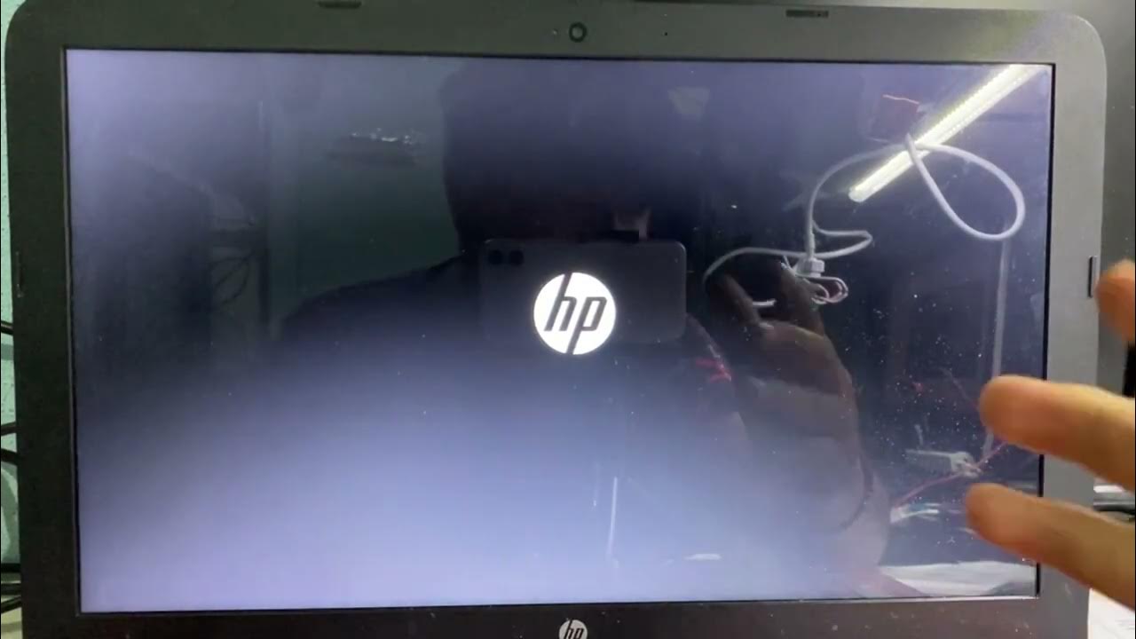 LAPTOP HP SE REINICIA O NO PASA DEL LOGO / LAPTOP HP QUEDA PEGADO EN EL