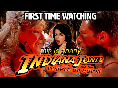 Indiana Jones Temple of Doom was gnarly AF but it's my FAV! First time watching, reaction & review