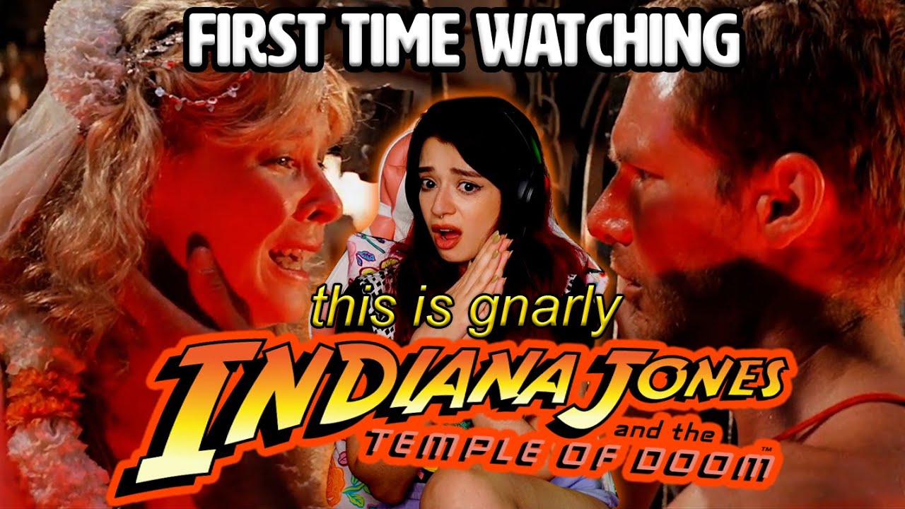 Indiana Jones Temple of Doom was gnarly AF but it's my FAV! First time watching, reaction & review