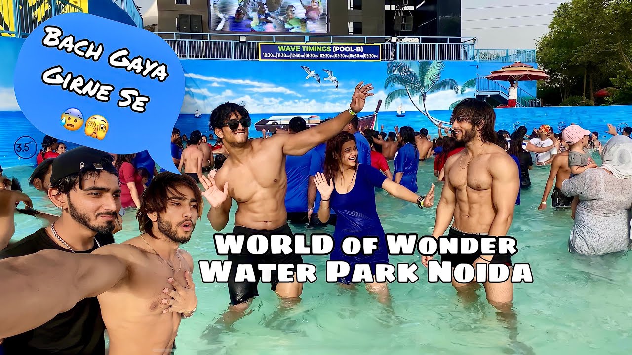 WORLD OF WONDER WATER PARK NOIDA 😍 | ShahanwazGour | Best Water Park Video Noida Delhi 🔥💪🏻