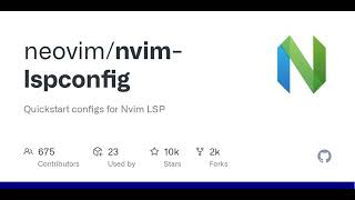GitHub - neovim/nvim-lspconfig: Quickstart configs for Nvim LSP