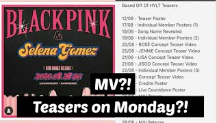 BLACKPINK COMEBACK SPOILERS ( Teasers on Monday?!, MV?! )