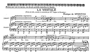 Gaspare Spontini - &quot;O des infortunés, déesse tutelaire&quot; from &quot;La Vestale&quot; [with score]