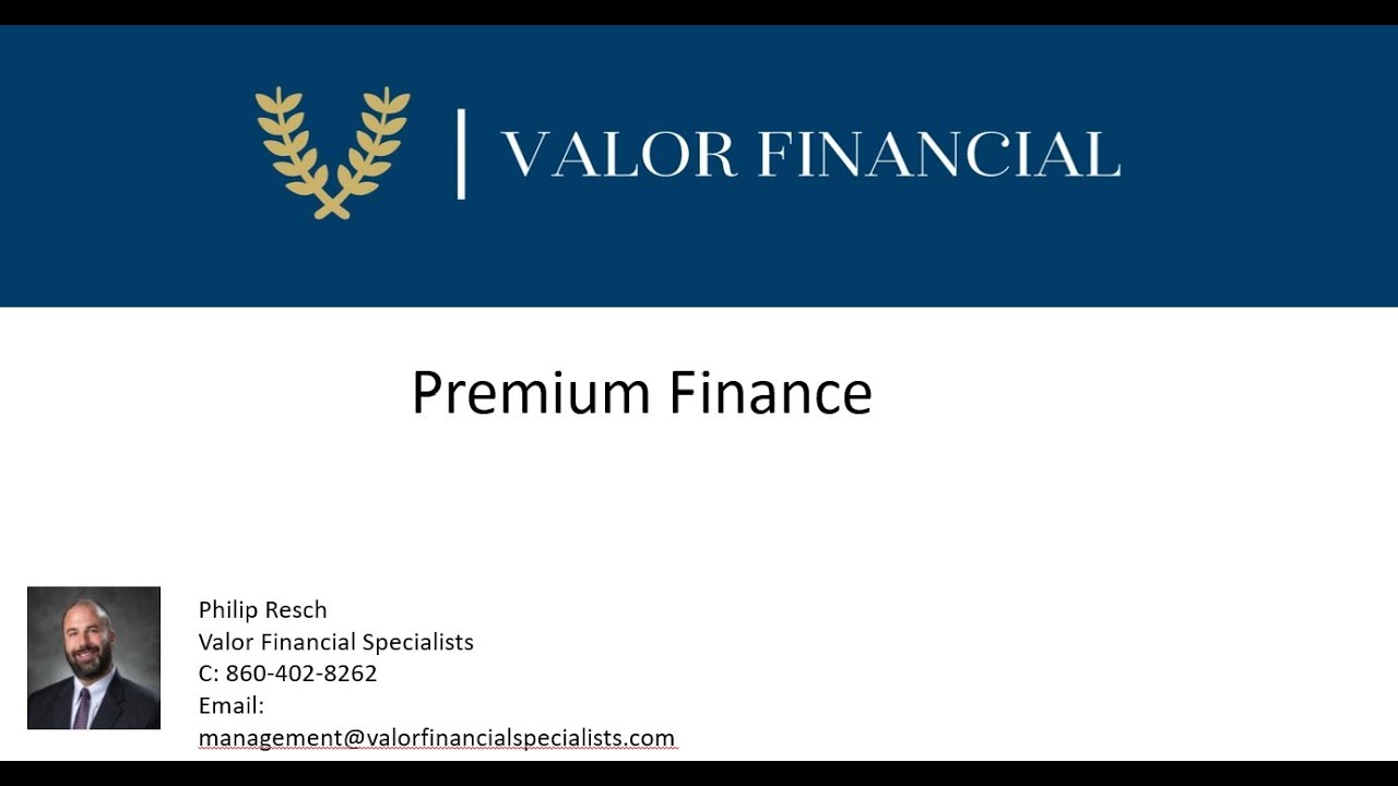 Understanding Premium Finance YouTube