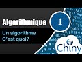 Algorithmique 114  un algorithme cest quoi