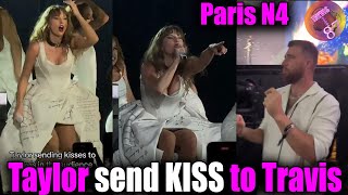 OMG! Taylor Swift sending Air-kiss to Travis Kelce at Final Eras Tour Paris