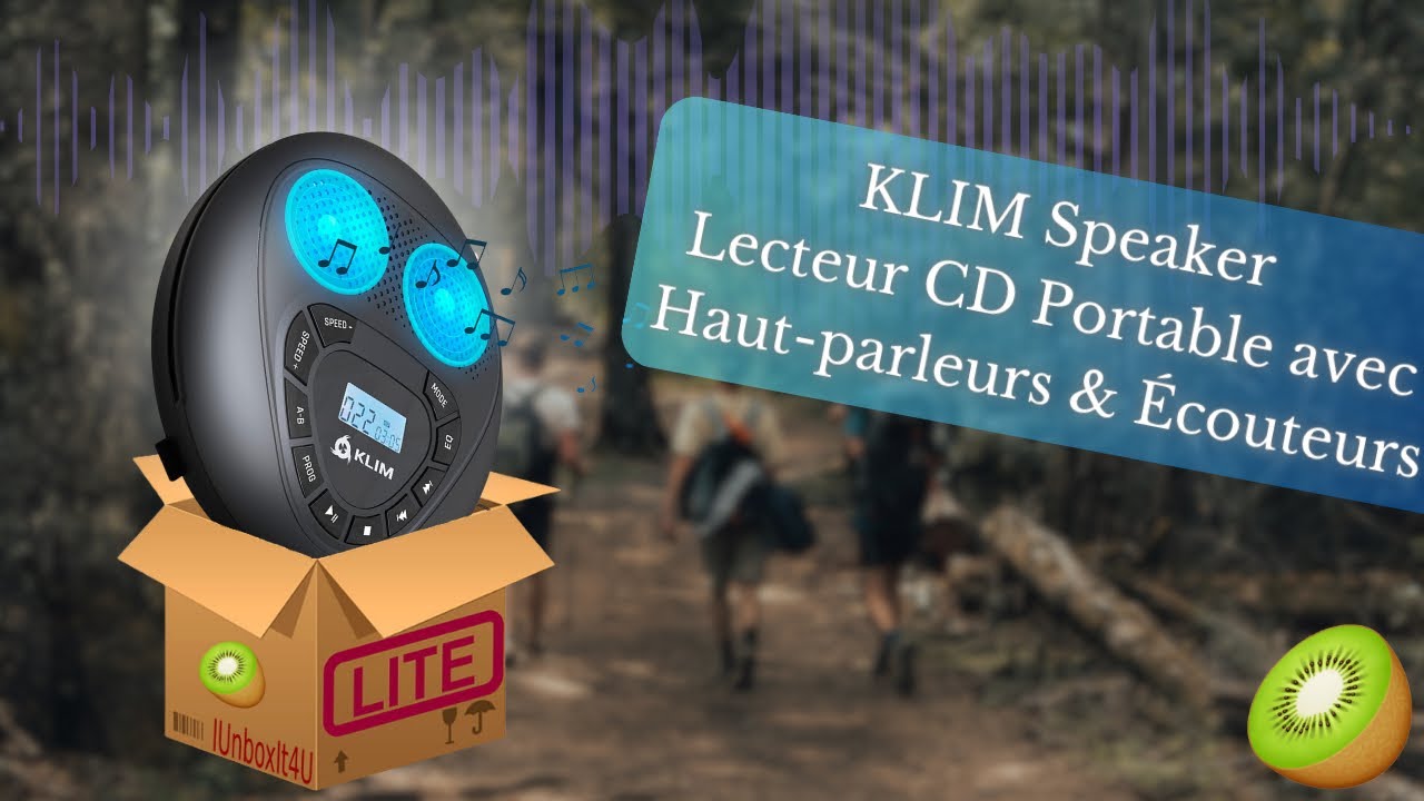 KLIM Nomad - Lecteur CD Portable avec Bluetooth – KLIM Technologies