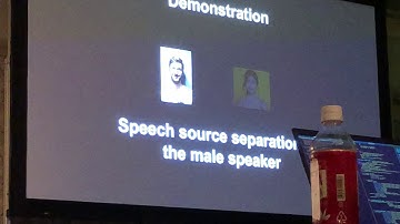 Speech Source separation with Machine Learning DEMO