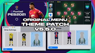 Console Miniface & Original Theme PES 21 Mobile | v5.5.0