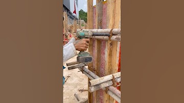 Column Formwork Support Installation #shorts