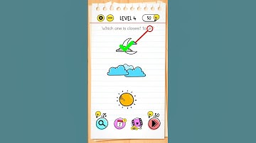 Brain Test Level 4 which one is closest to us?