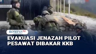 Dramatic Evacuation of Pilot Killed in Plane Burning by Armed Separatist Group